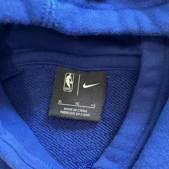 Nike Cleveland Cavaliers Courtside Club Fleece Hoodie Sweatshirt Blue Mens XL - Picture 4 of 8